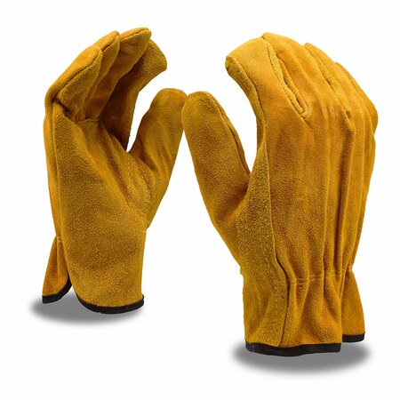 CORDOVA Leather Driver, Split Cowhide Gloves, M, 12PK 7810M